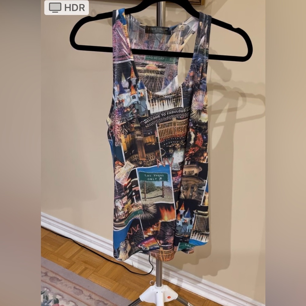 Size XL Las Vegas Top by Banana expressions.